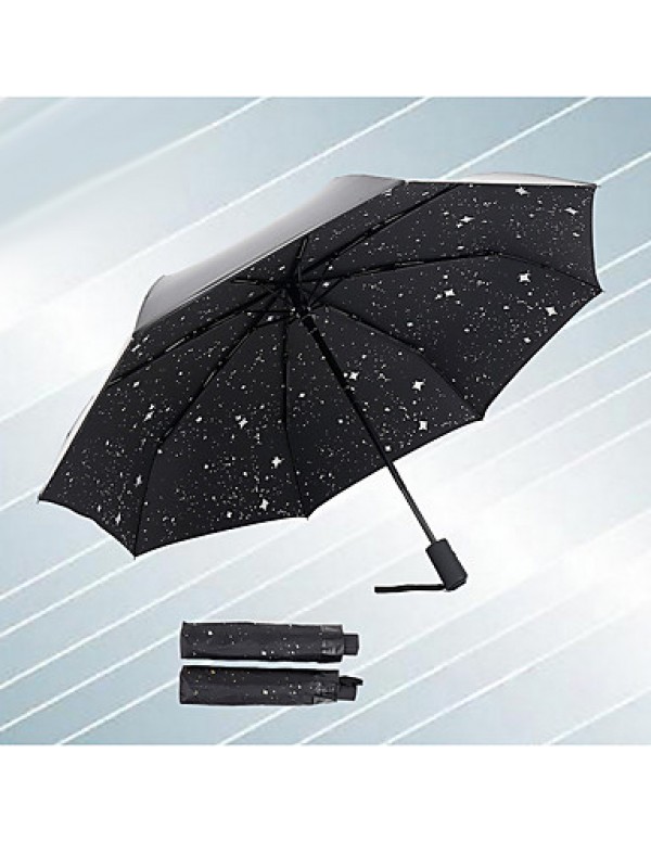 Starry Sky Sunny And Rainy Umbrella  