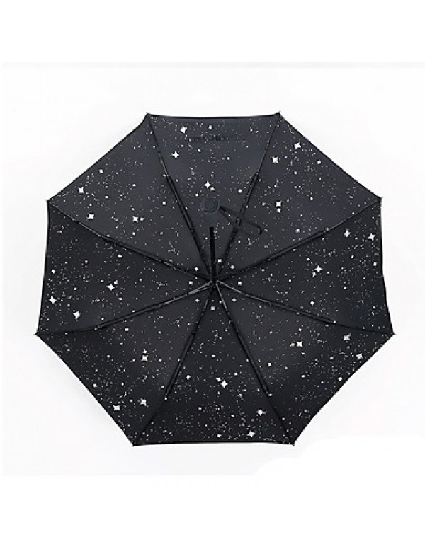 Starry Sky Sunny And Rainy Umbrella  