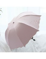 Lotus Leaf Edge Stripe Arched Folding Se...