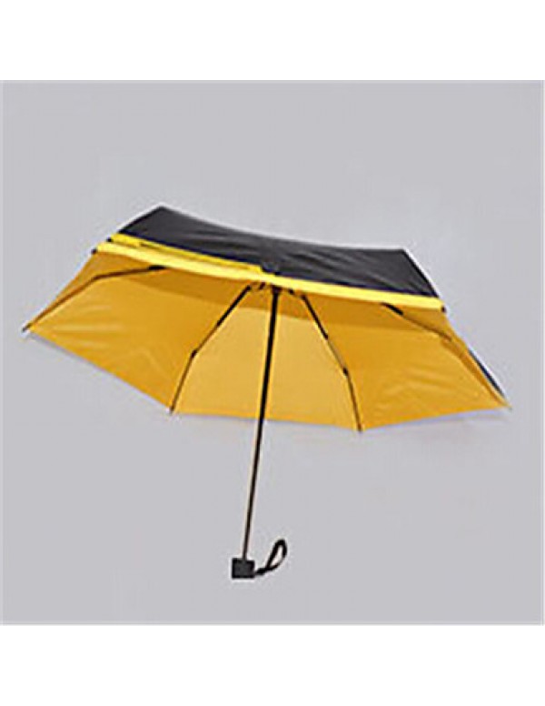 Mini Super Light Half Off Sun Anti Ultraviolet Portable Umbrella  