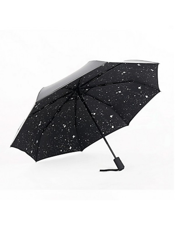 Starry Sky Sunny And Rainy Umbrella  
