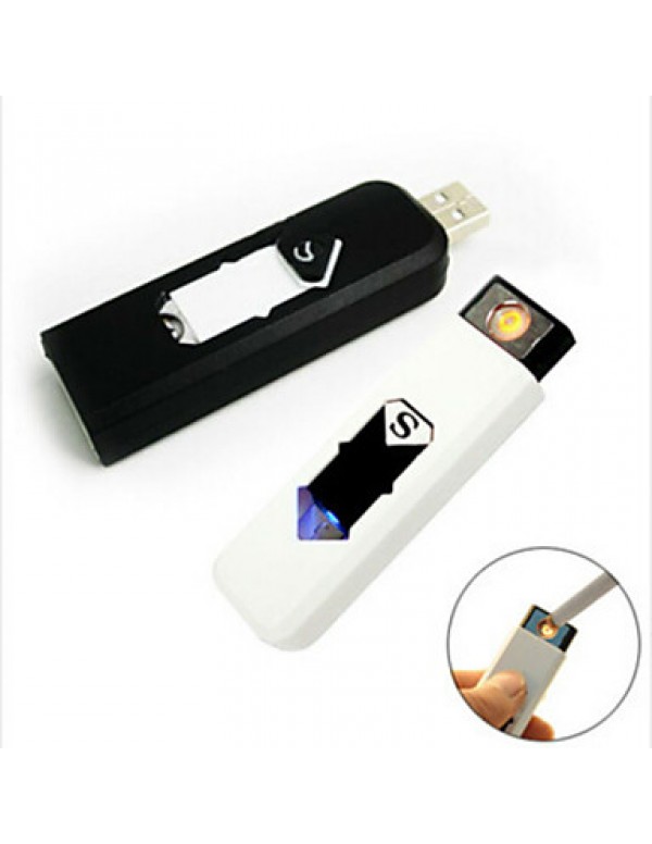 Mini Electronic Lighter Portable USB Rechargeable Flameless Cigar Cigarette Lighter  