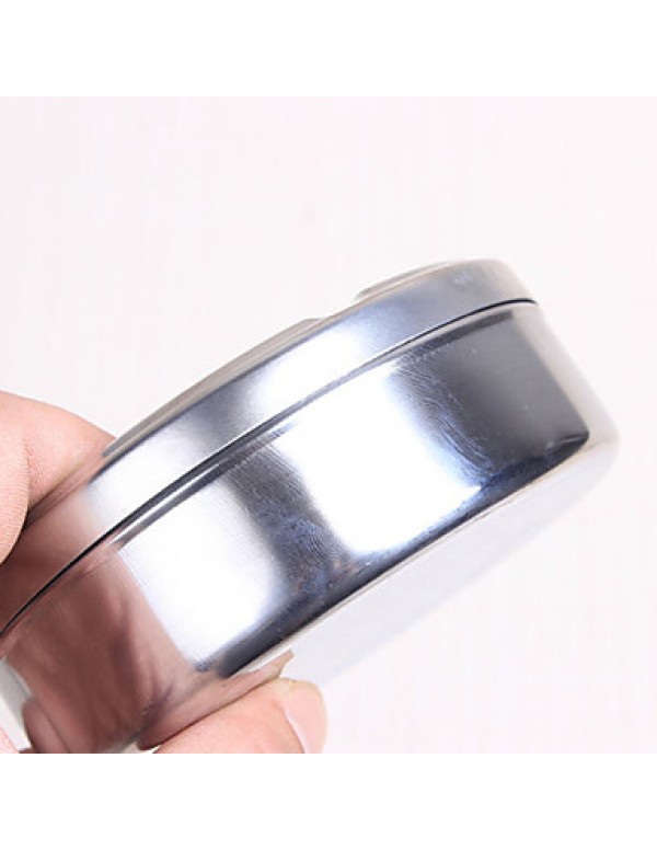 Smoking Accessories Stainless Steel Ashtray Lid Rotation Fully Enclosed  