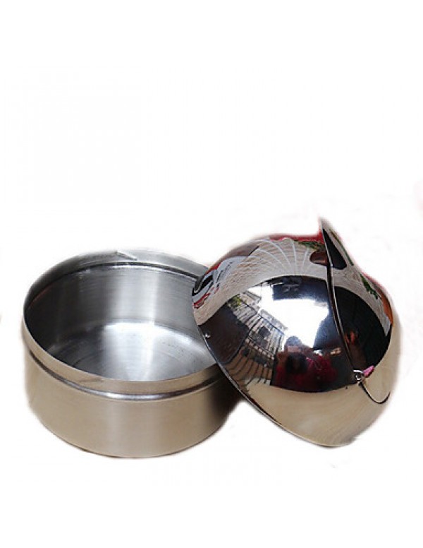 Stainless Steel Metal CylInder Cigarette Cigar Ashtray Silver Tone Stainless Steel Metal CylInder Cigarette Cigar Ashtray Silver Tone