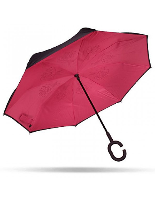 Flip Double Umbrella Creative Uv Umbrellas Reverse Open Close Umbrella Car Umbrella  