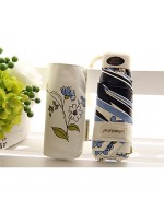 Hand Painted Flowers Half Off Umbrella, ...