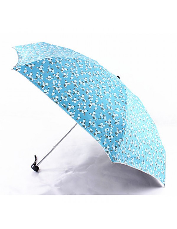 Small   Black Plastic Uv Sunscreen Half Off Mini Umbrella Umbrella  