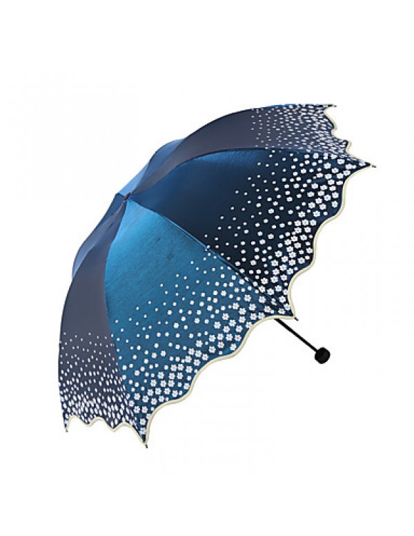 Portable Sunny Umbrella Anti Wind Compression Sun Umbrella Anti Ultraviolet Ray Umbrella  