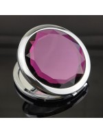 Crystal Makeup Mirror Folding Portable C...