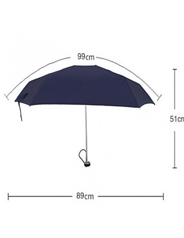 Short Handle Folding Umbrella  