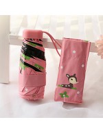 Half Off Mini Cartoon Deer Umbrella Blac...