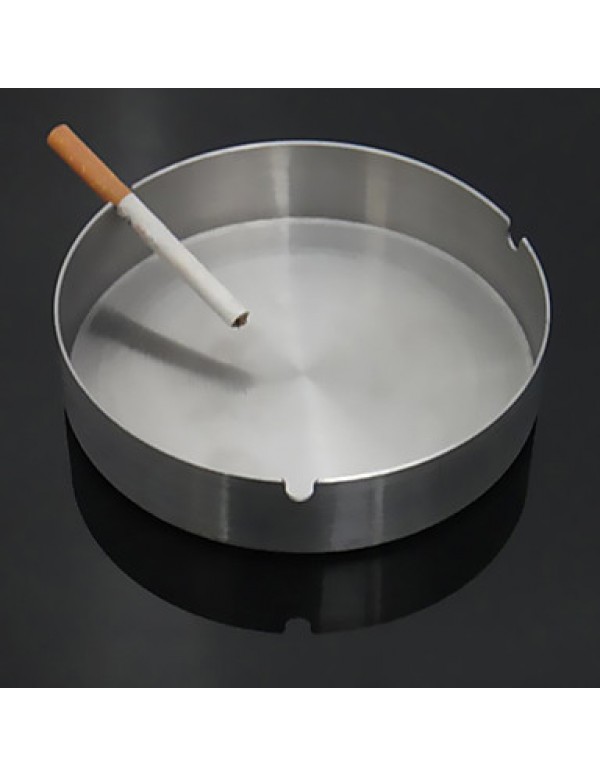 12CM Stainless Steel Ashtray Hotel Bar Home Ashtray Cigarette Ash Holder  