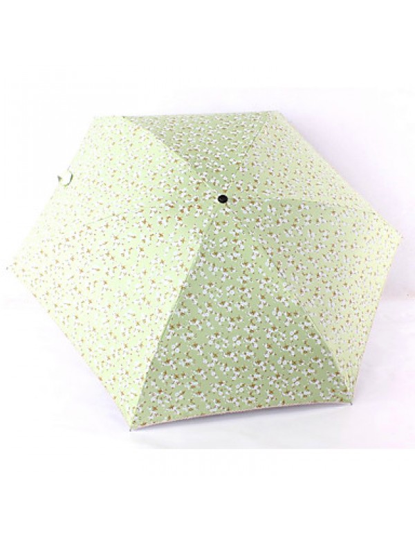 Small   Black Plastic Uv Sunscreen Half Off Mini Umbrella Umbrella  