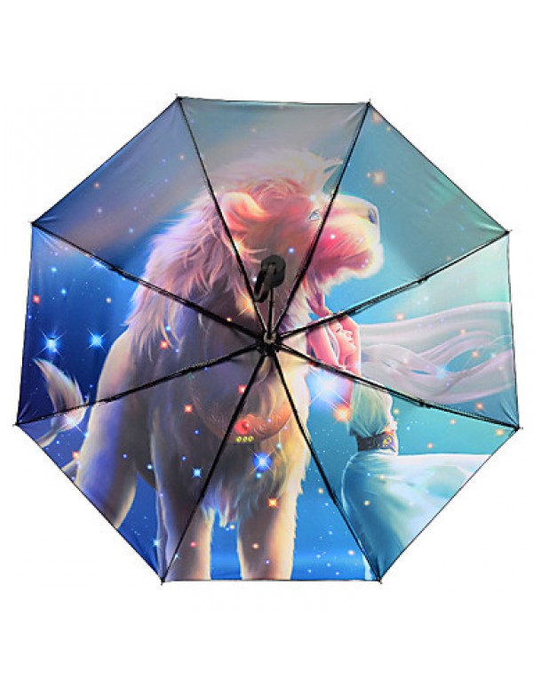Twelve Constellation Umbrella Sunscreen Super Anti Ultraviolet Sun Umbrella  