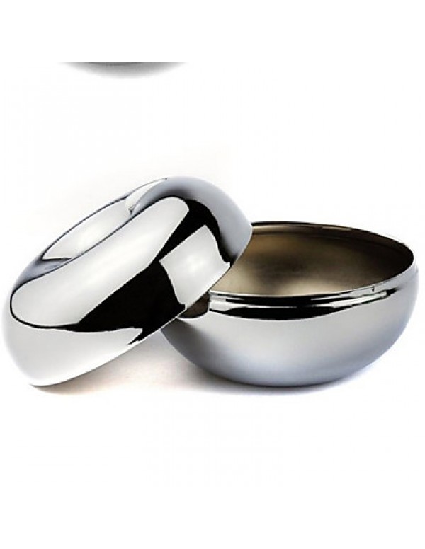 1PC  Creative Home Decoration Domestic Bureaux KTV Stainless Steel Windtight Ashtrays  
