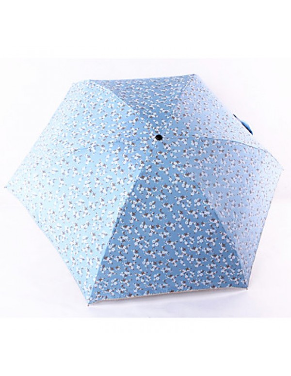 Small   Black Plastic Uv Sunscreen Half Off Mini Umbrella Umbrella  