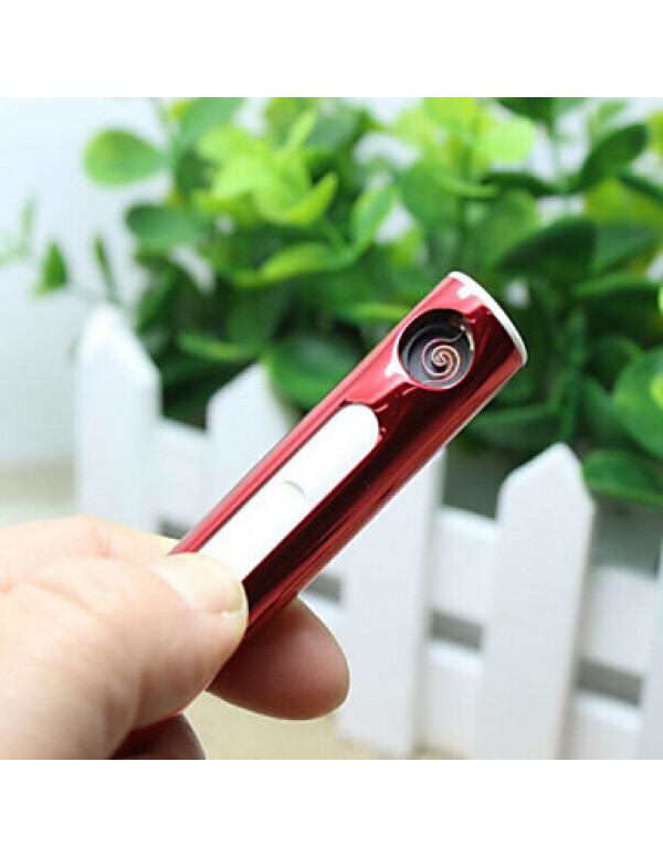 Portable Rechargeable USB Electronic Cigarette Lighters Tobacco Cigar Flameless Windproof Lighter No Gas/Fuel  