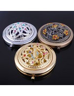 Luxury Hollow Cosmetic Mirror Christmas ...