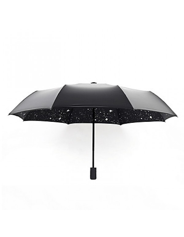Starry Sky Sunny And Rainy Umbrella  