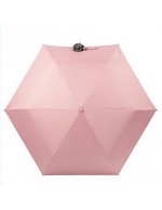 Pink Folding Umbrella Sunny and Rainy Te...
