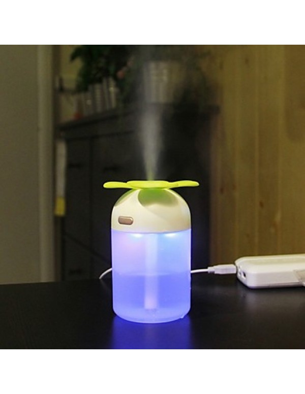 High Quality USB Lucky Grass Humidifier Colorful Nightlight Aromatherapy Diffuse For Office & Home & Car (Random Color)  